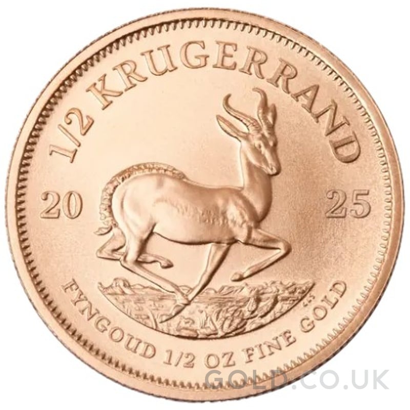 2025 1/2oz Krugerrand Gold Coin