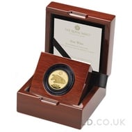 Millennium Falcon Quarter Ounce Proof Gold Coin Boxed (2024)