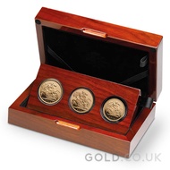Gold Proof Sovereign Three Coin Boxed Set (2014)