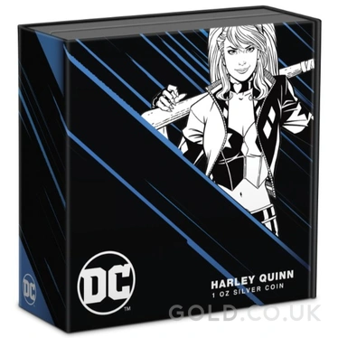 2024 Proof Harley Quinn Silver Coin 1oz Boxed
