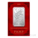 1oz PAMP Silver Year of the Snake (2025)