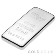 10oz Italpreziosi Silver Cast Bar