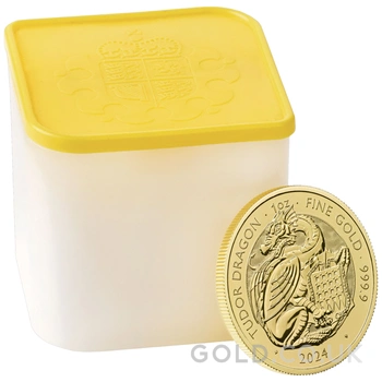 2024 Tudor Dragon - Tudor Beasts 1oz Gold Coin