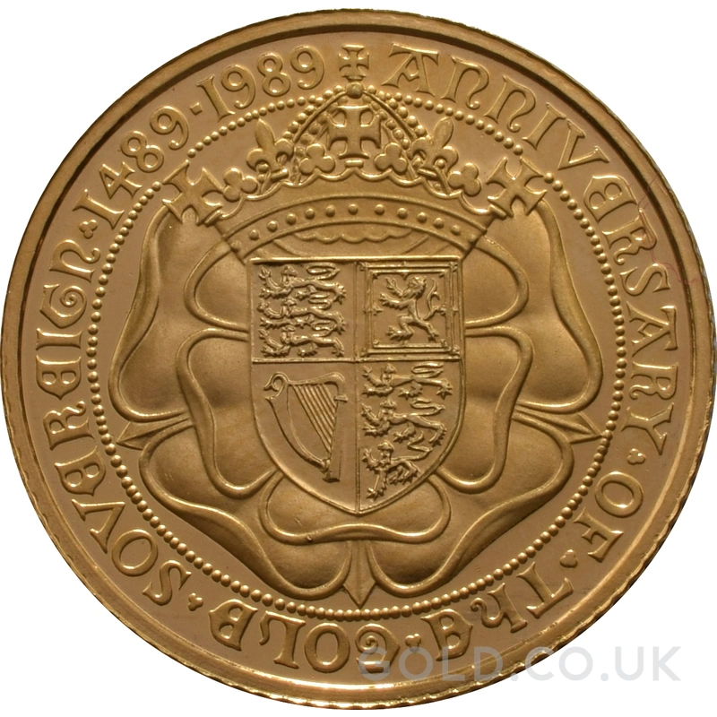 1989 Proof Gold Half Sovereign Boxed