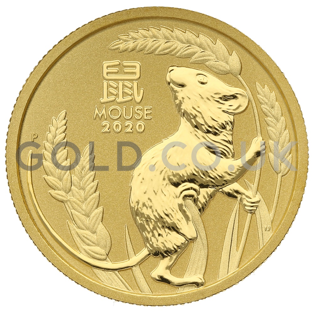Quarter Ounce Year of the Mouse Gold Coin From £492.40
