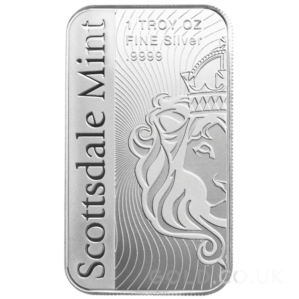 1oz Silver Bar Scottsdale The Vortex