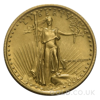 1987 1/10oz American Eagle Gold Coin MCMLXXXVII