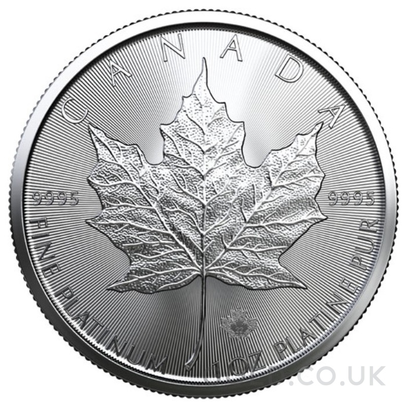2022 1oz Canadian Maple Leaf Platinum Coin
