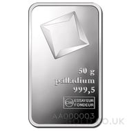 50g Valcambi Palladium Bar