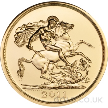 2011 Gold £5 Coin Brilliant Uncirculated Boxed
