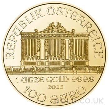 2025 Austrian Gold Philharmonic Coin 1oz