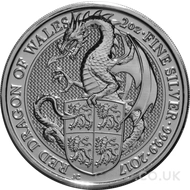 2oz Silver Coin - The Red Dragon