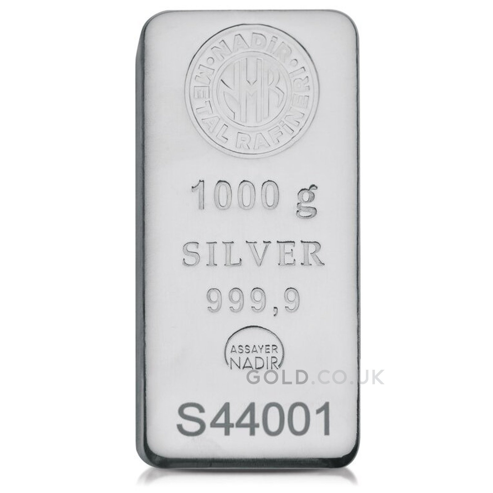 1kg Silver Bar Nadir