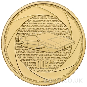 2024 Six Decades of 007, Bond of the 1970s 1oz Gold Coin