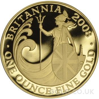 2008 Proof Gold Britannia Coin 1oz