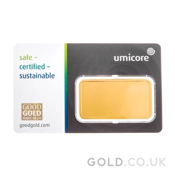 1oz Gold Bar Umicore
