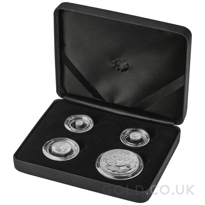 2024 Britannia Fractional Silver Reverse Proof Frosted Set Boxed