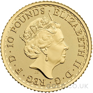 Tenth Ounce Gold Britannia Coin (2022)