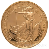1988 1/2oz Gold Proof Britannia Coin