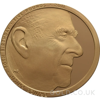 2011 Proof Gold Crown £5 Coin HRH Prince Philip Boxed