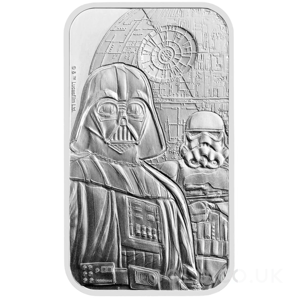 1oz Silver Bar Star Wars Dark Side