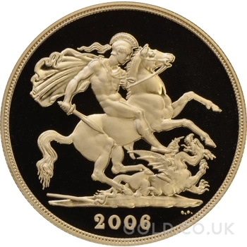 2006 Proof £2 Coin Gold Double Sovereign