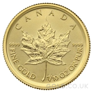 1/10 Maple Leaf Gold Coins