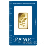 1/2oz Pamp Rosa Gold Bar