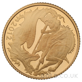 2012 Proof Gold Half Sovereign Boxed