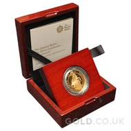 2021 White Greyhound of Richmond - 1oz Tudor Beasts Proof Gold Coin Boxed