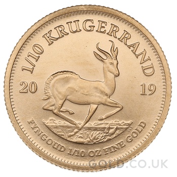 2019 1/10oz Krugerrand Gold Coin