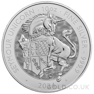 The Seymour Unicorn - Tudor Beasts 10oz Silver Coin (2024)