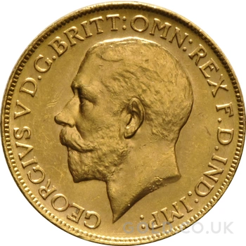 1923 Gold Sovereign Coin George V Melbourne