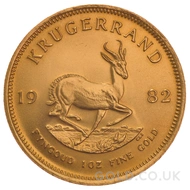 1982 Gold Krugerrand Coin 1oz