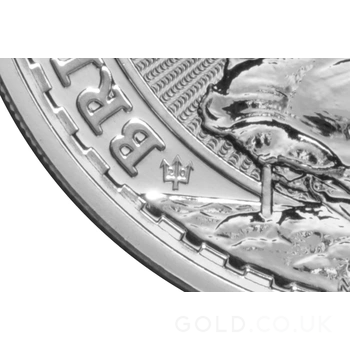 2017 1oz Silver Britannia Coin 20th Anniversary Trident