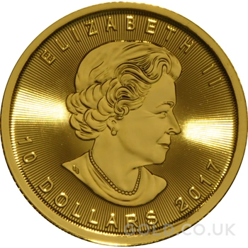 2017 1/4oz Canadian Maple Leaf Gold Coin