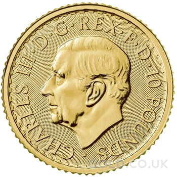 2023 1/10oz Gold Britannia Coin King Charles III