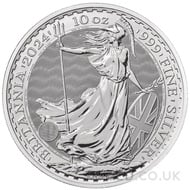 Britannia 10oz Silver Coin (2024)