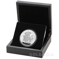 2024 Seymour Unicorn - 5oz Tudor Beasts Proof Silver Coin Boxed