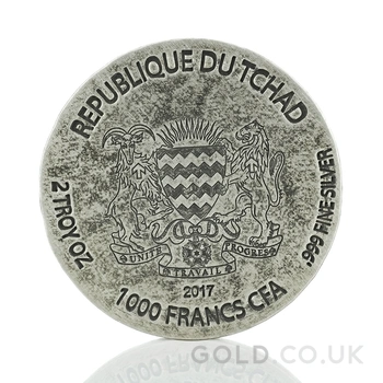 Egyptian Relics Pharaoh Ramesses II Silver Coin 2oz