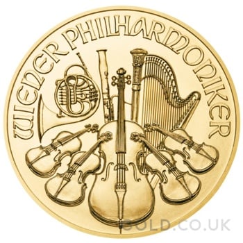 2021 1/10oz Austrian Gold Philharmonic Coin