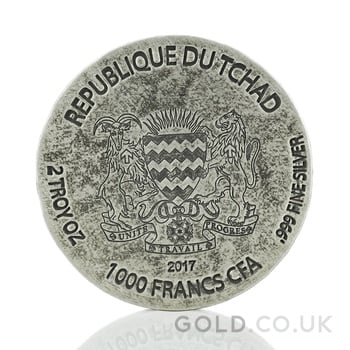 Egyptian Relics Pharaoh Ramesses II Silver Coin 2oz