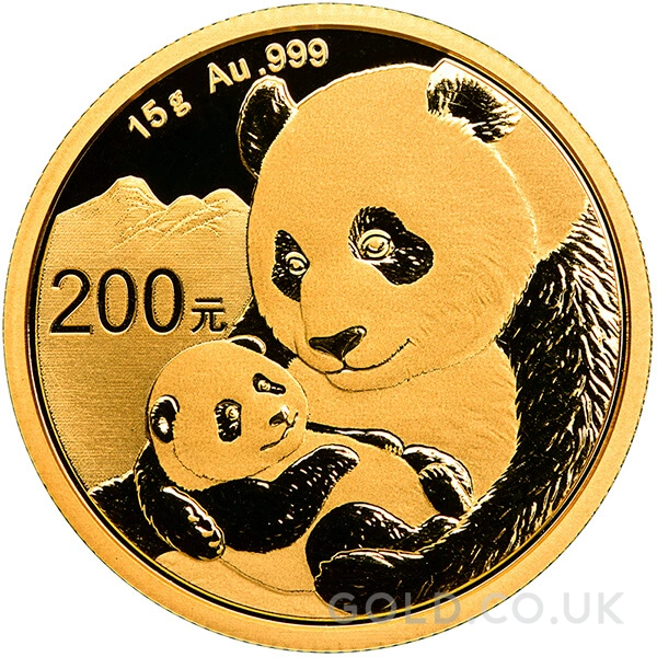 2019 15g Chinese Panda Gold Coin