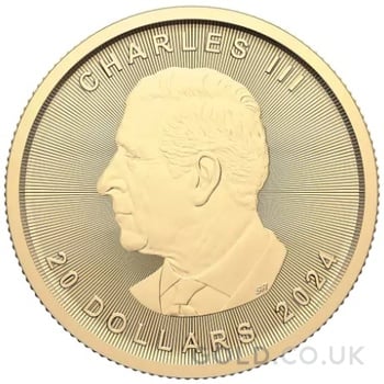 2024 1/2oz Canadian Maple Leaf Gold Coin