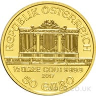 Gold Philharmonic Half Coin (2017)