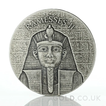 Egyptian Relics Pharaoh Ramesses II Silver Coin 2oz