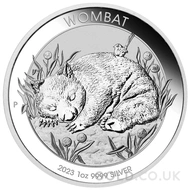 2023 Silver Wombat Coin 1oz