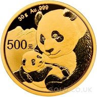 2019 Gold Panda Coin 30g