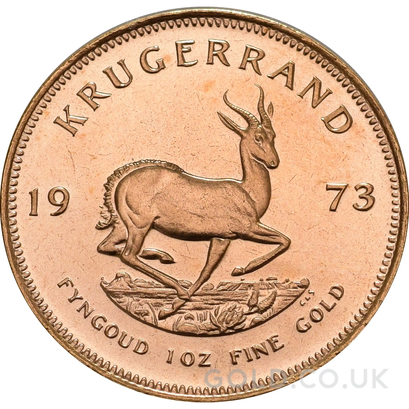 1973 Krugerrand Gold Coin 1oz