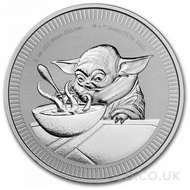 2022 Silver Baby Yoda Grogu Coin 1oz 